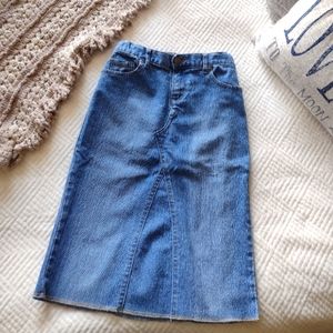 Girls jean skirt